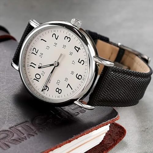 Ritche Christmas Gift 22mm Canvas Sailcloth Watch Band Quick Release Watch Strap for Men Women Watch Bands, White Elephant Gifts, Stocking Stuffers for Men - Image 2