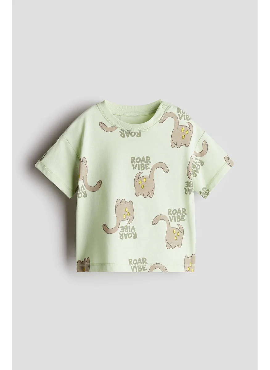 H&M Printed Cotton T-Shirt