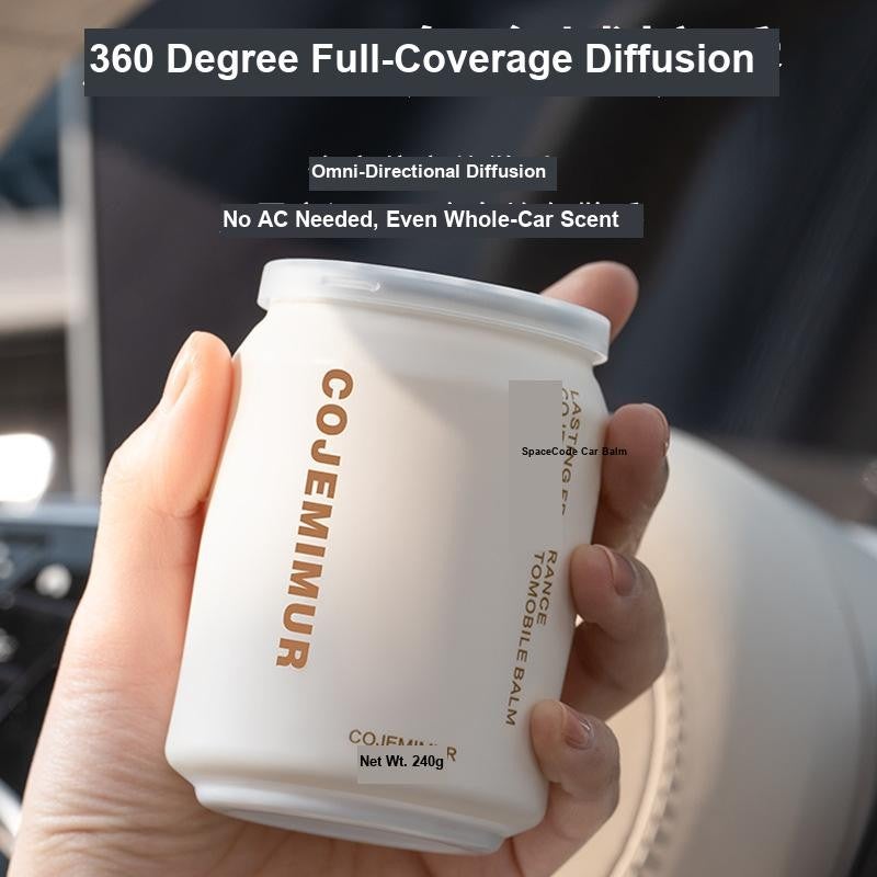 Gardenia Solid Car Air Freshener Balm, Long-Lasting Auto Fragrance - Image 4