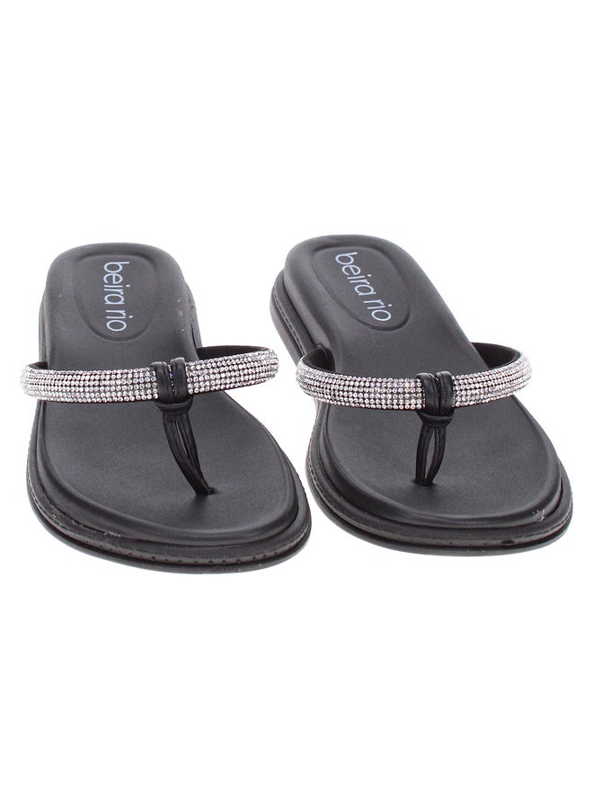 Beira Rio Embellished Flat Sandals - Image 3