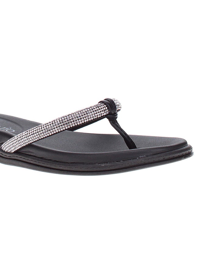 Beira Rio Embellished Flat Sandals - Image 4