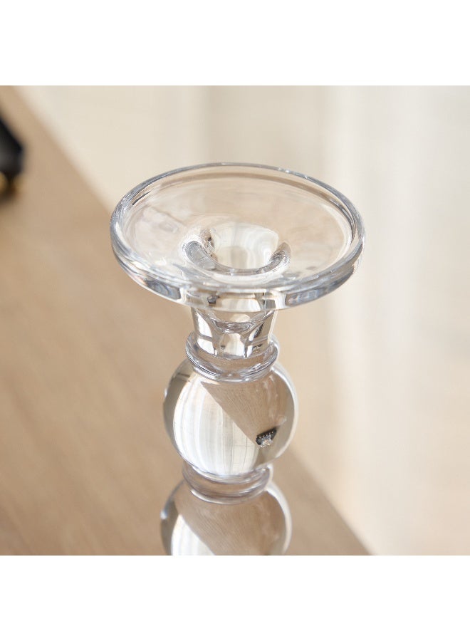 Home Box حامل شموع زجاجي شفاف لتزيين المنزل - Image 3