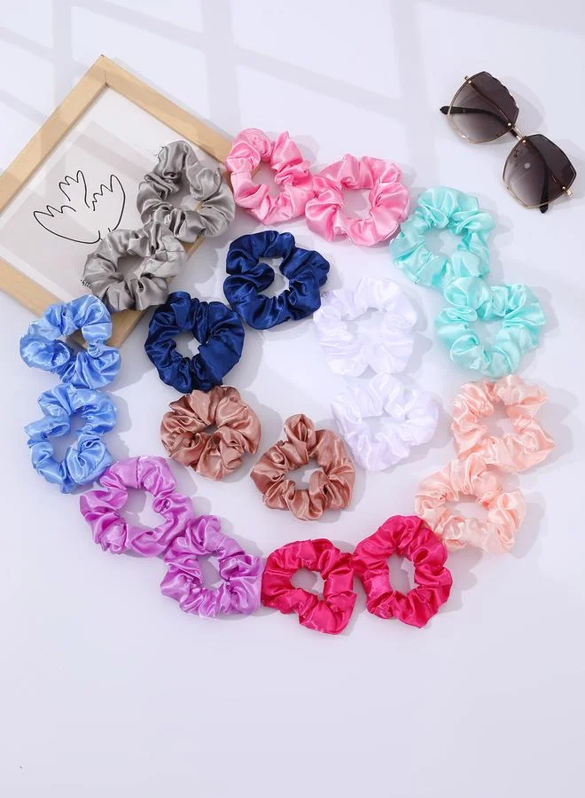 Take Two Set of 20 - Solid Hair Scrunchies