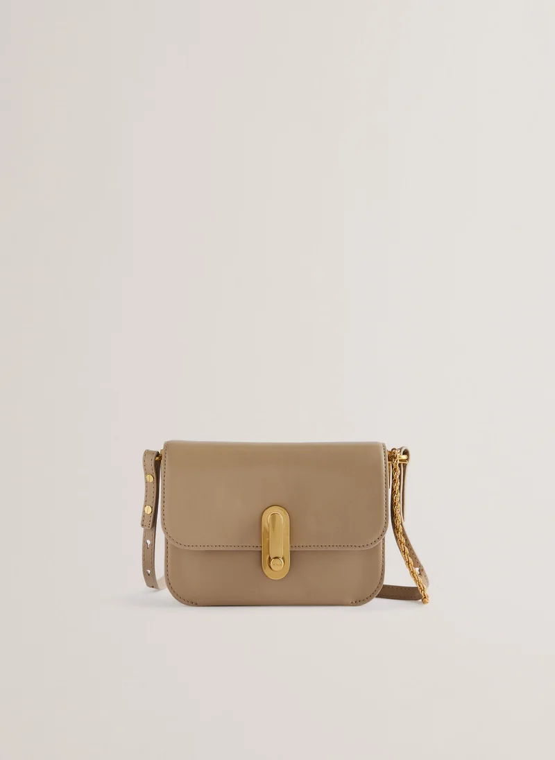 تيد بيكر Flap Over Chain Detailed Crossbody