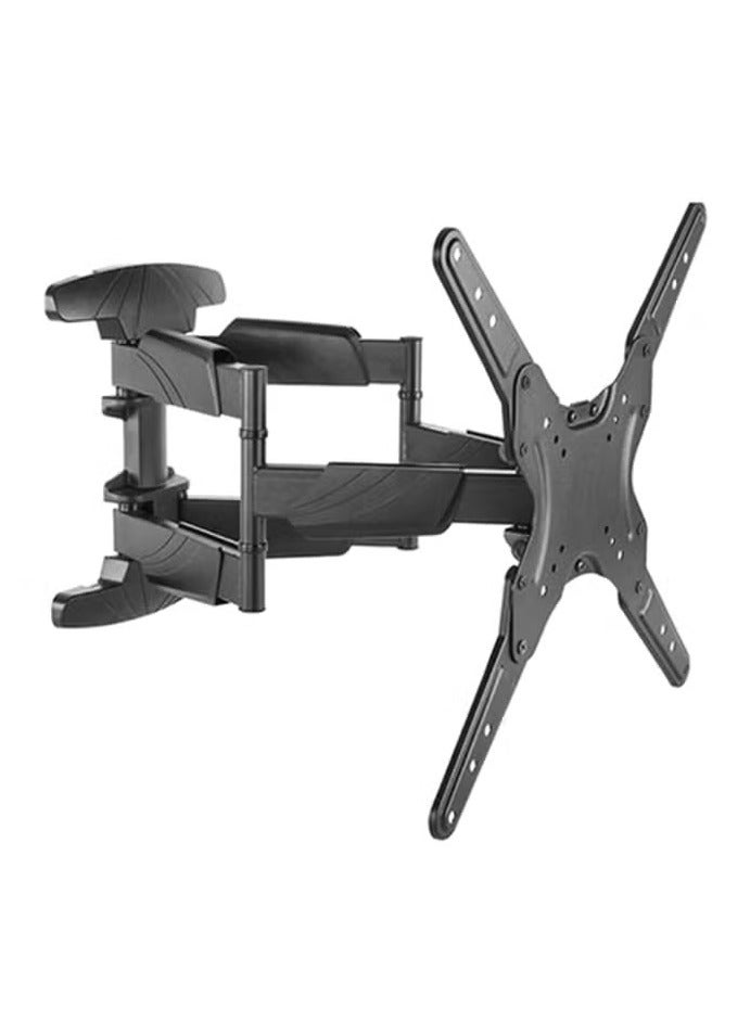 حامل تلفزيون دوار على الحائط باللون الأسود