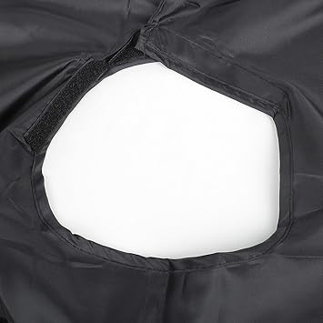 TRIXES Hairdressing Gown Barbers Cape Black Full Length Cape Waterproof Unisex Professional BarbersHairdressers Gown for Hair Styling Cuts and Colours - Image 5