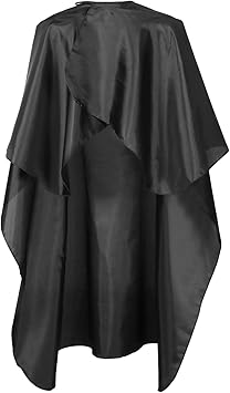 TRIXES Hairdressing Gown Barbers Cape Black Full Length Cape Waterproof Unisex Professional BarbersHairdressers Gown for Hair Styling Cuts and Colours - Image 3