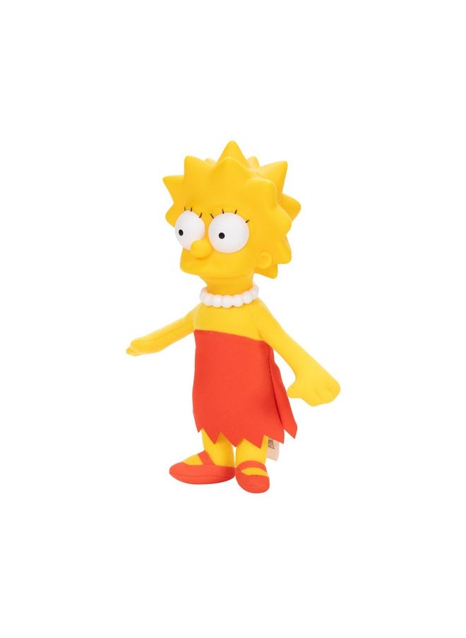 Jakks Pacific Disney The Simpsons Lisa Plush Features Soft Fabric Body with Sculpted Head Officially Licensed  - Image 3