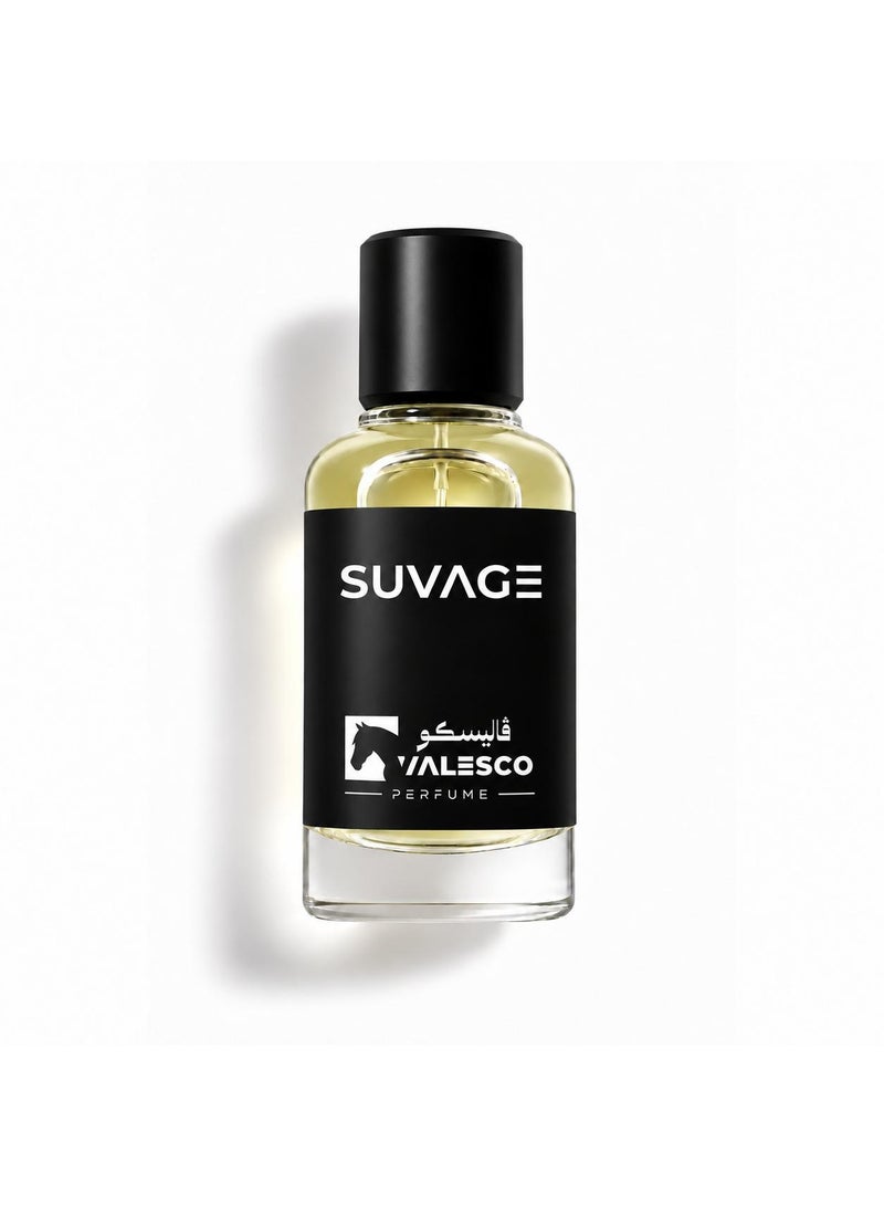 SUVAGE Extrait de Parfum 50ml for Men – Long Lasting Fresh Spicy Citrus with Bergamot, Lavender, Ambroxan & Vanilla
