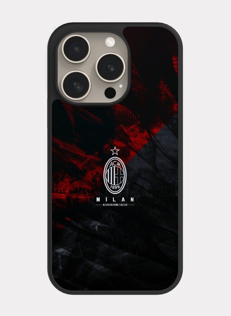 PXLAAT iPhone 15 Pro case cover AC Milan FC - Image 1
