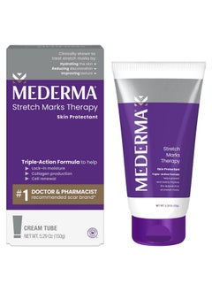 Mederma Mederma Stretch Marks Therapy, Helps Prevent and Treat Stretch Marks, Safe to Use When Pregnant, Pregnancy Skin Care, 5.29 oz (150g)  - Image 1