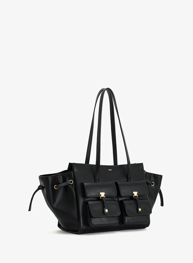 Jw Pei Black Linda Tote Bag for Women | Best Price UAE