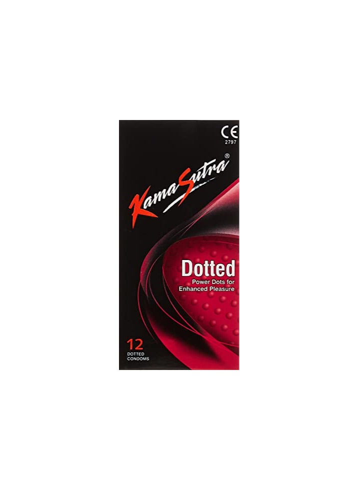 KAMASUTRA Dotted Enhanced Pleasure Condoms Pack Of 12