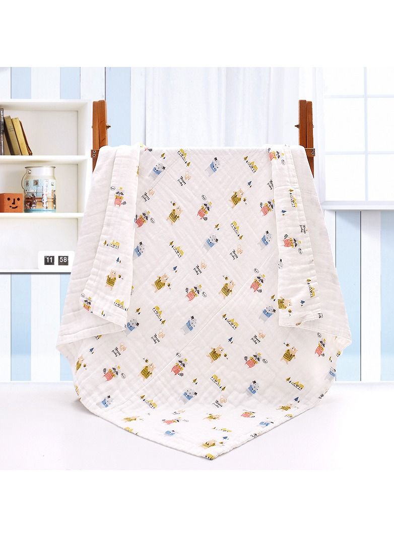 منشفة حمام مطبوعة بكارتون من القطن النقي