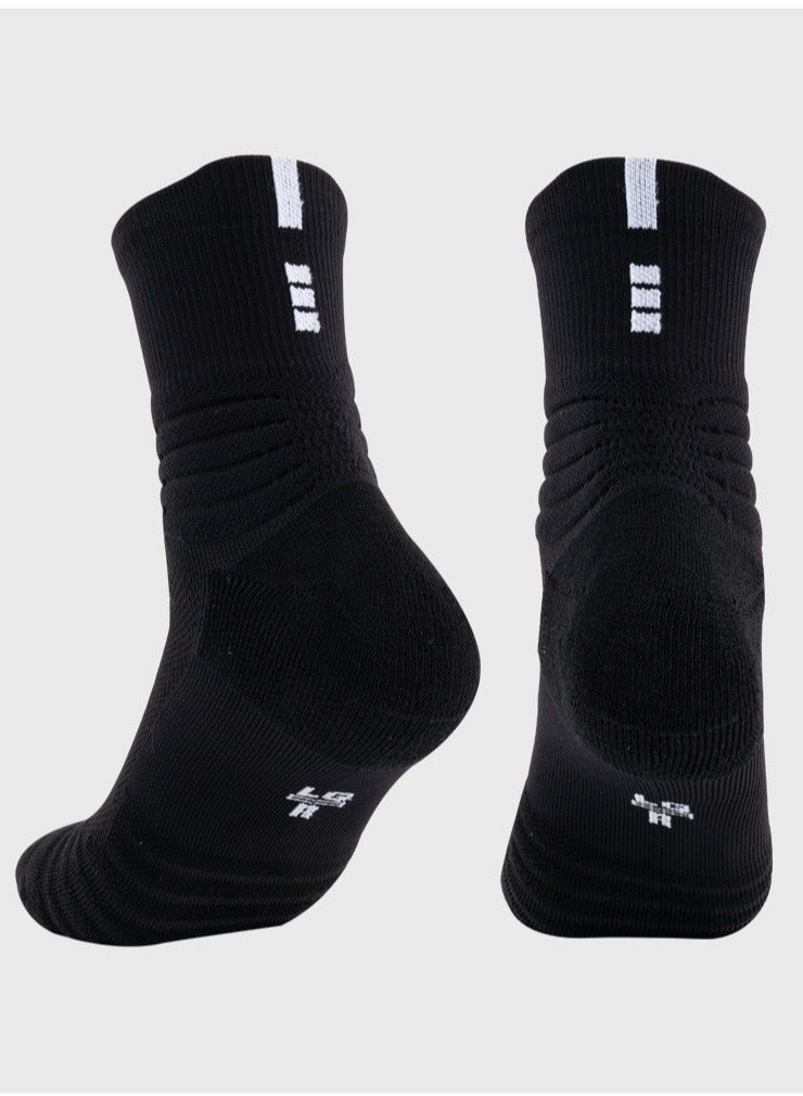 infino 3 Pairs Men's Sports Socks Anti-Blister Moisture Wicking Athletic for for Football Basketball Sports and Running Grip Socks - Image 3