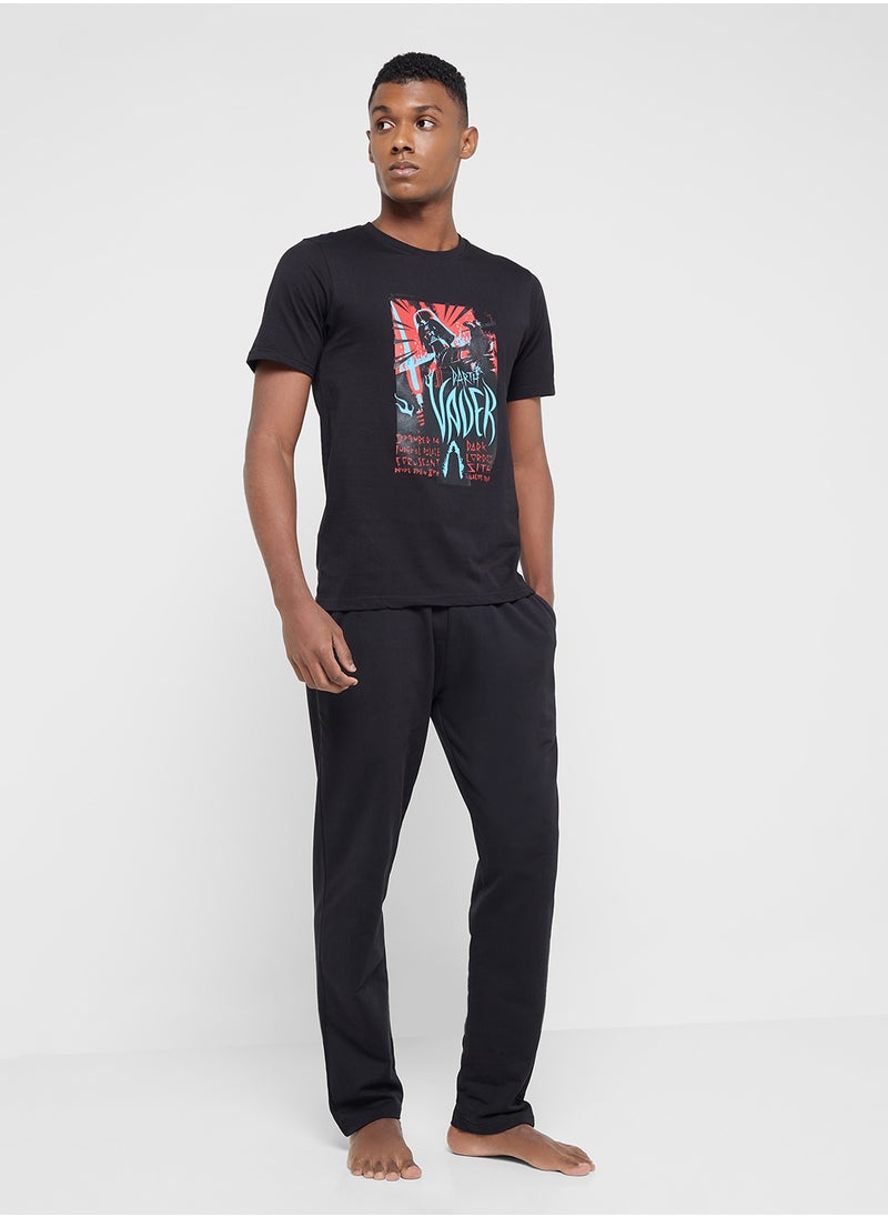 Starwars Nightwear T-Shirt & Pants Sets  - Image 1