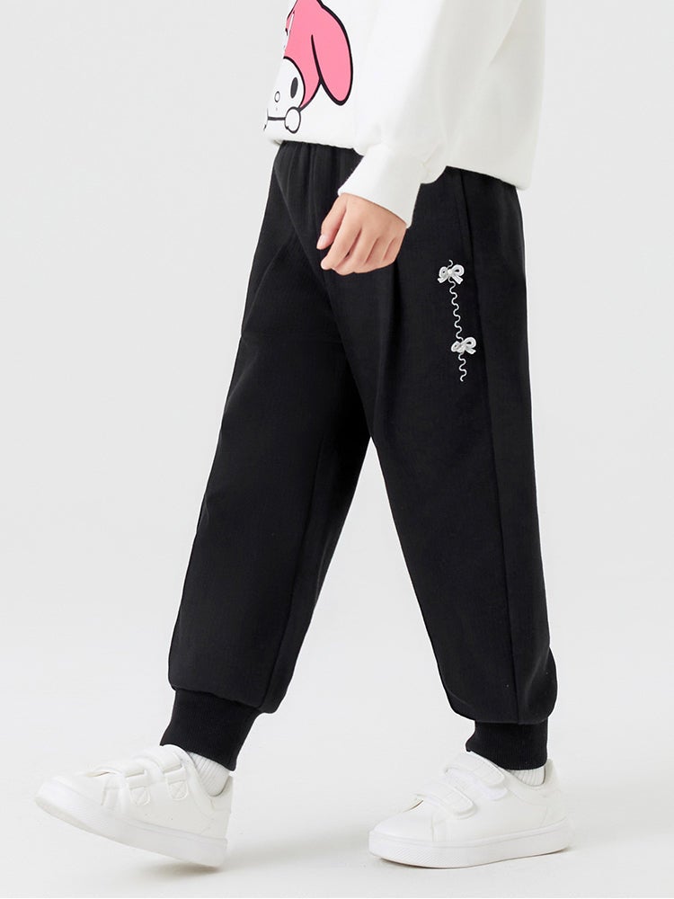 بالابالا بنطلون رياضي بتطريز للبنات - Image 2