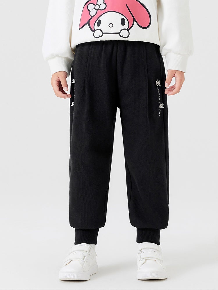 بالابالا بنطلون رياضي بتطريز للبنات - Image 1