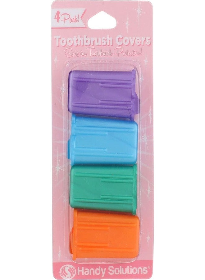 Handy Solutions TOOTHBRUSH CAPS TRAY PACK - Pack of 4 (Packaging May Vary) - Image 1