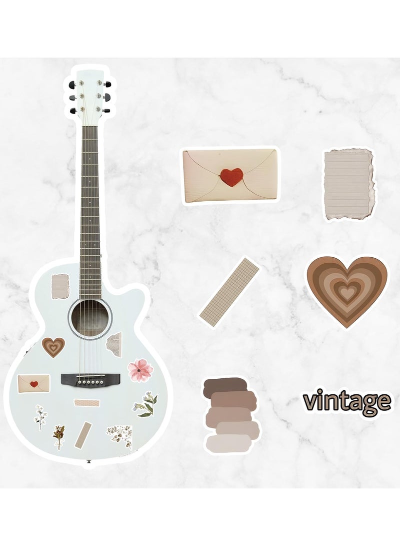 120Pcs Vintage Stickers, Waterproof Scrapbook Aesthetic Sticker, Daily Planner, Water Bottles, Handbook Junk Diary Stickers Teens Adults, Scrapbooking Supplies for DIY Paper Crafts - Image 3