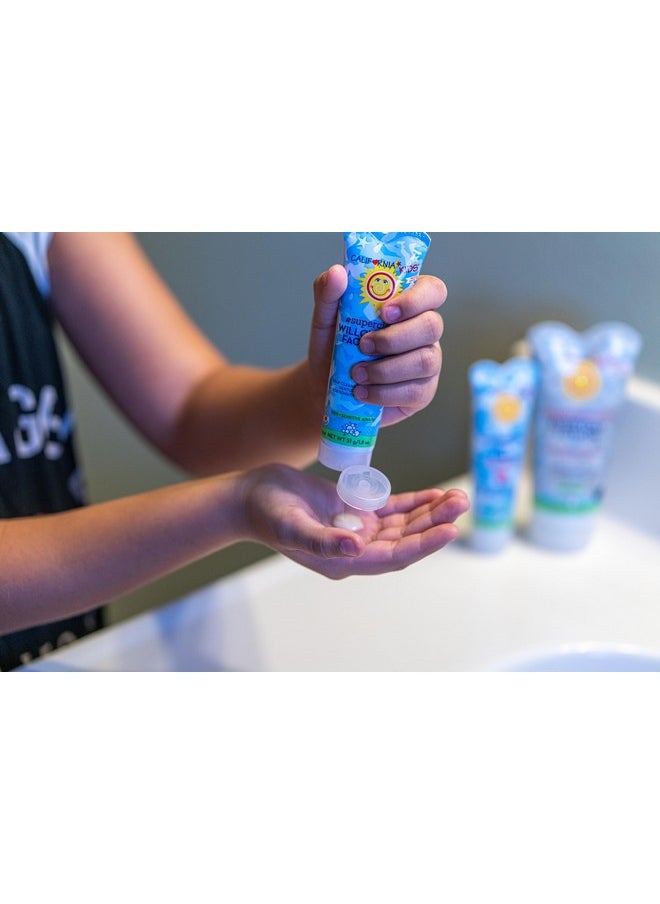 California Baby - California Kids Acne Face Wash | Gentle Hypoallergenic Face Wash | Exfoliating Face Wash + Cleans Pores | Kids Face Wash For Sensitive Skin | Salicylic Acid Face Cleanser | 1.8 Oz. / 51 Ml - Image 1