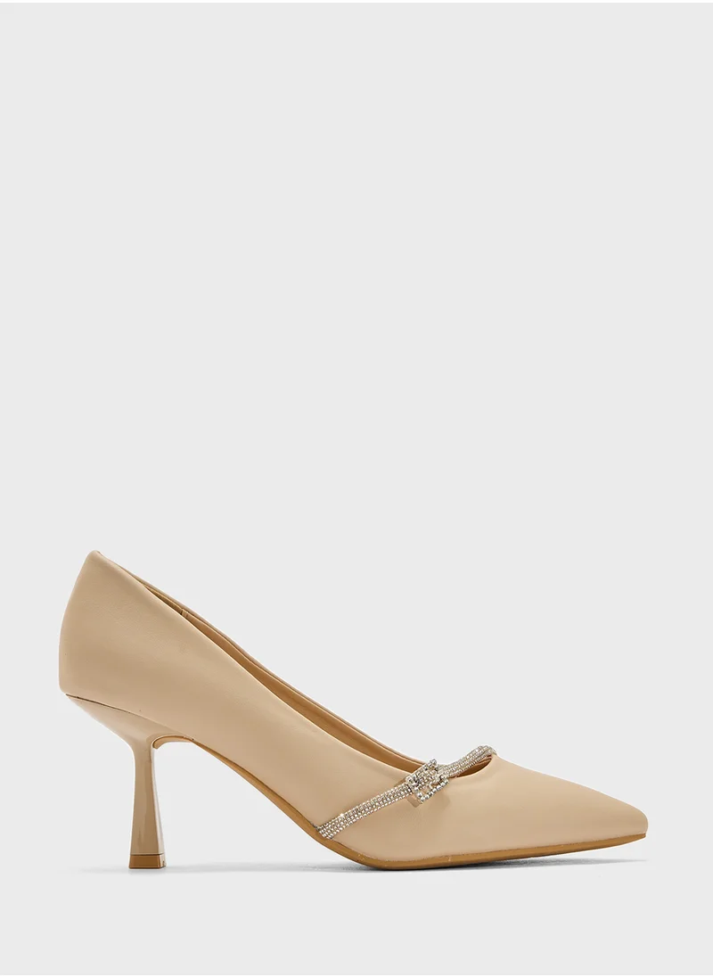 ايلا Diamante Heeled Pump