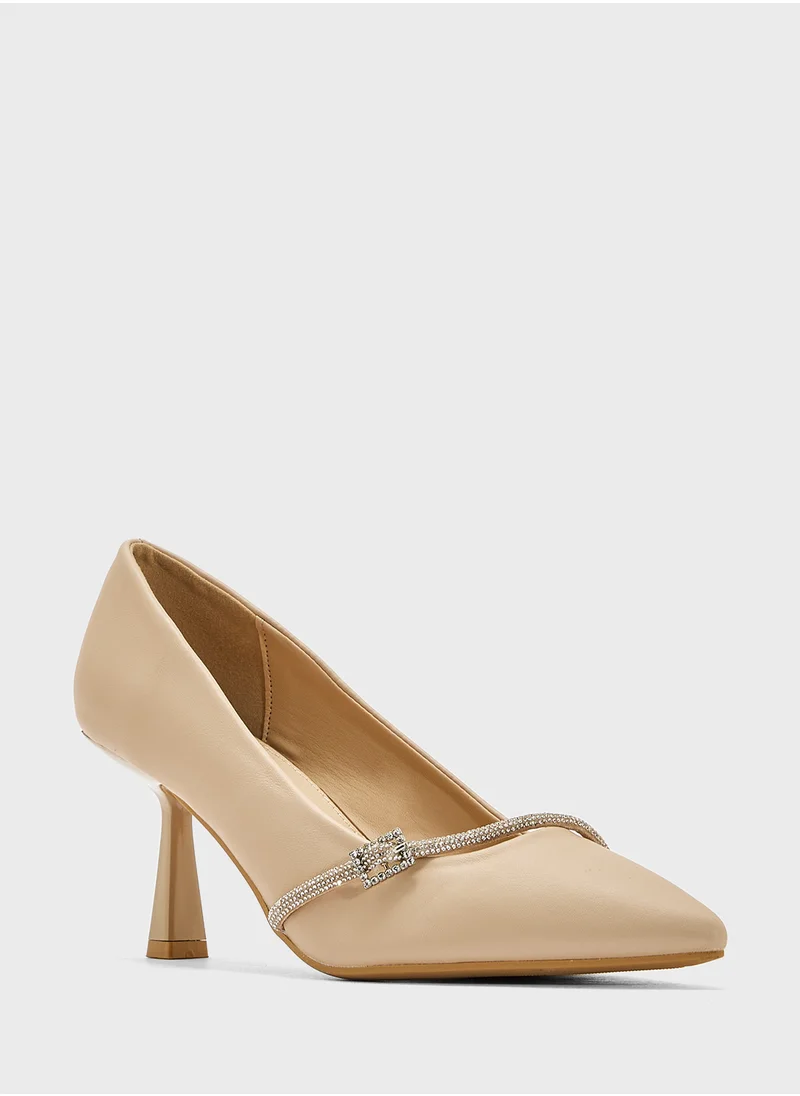 ايلا Diamante Heeled Pump