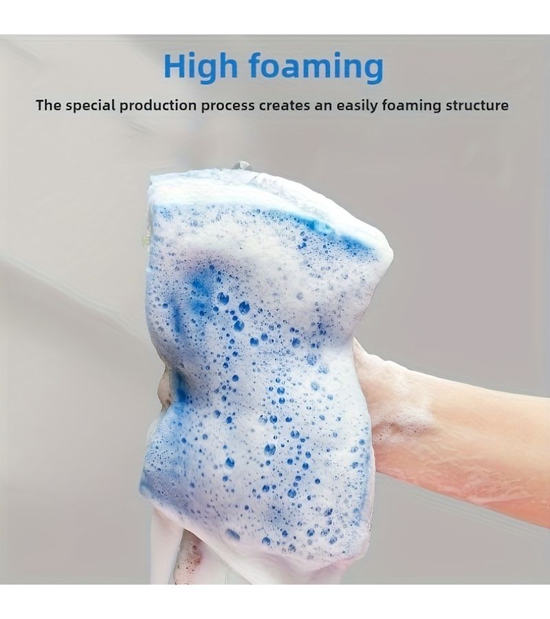 Premium Fiber Car Wash Sponge Brown 8.27x4.33x3.15 Inch Auto Maintenance - Image 5
