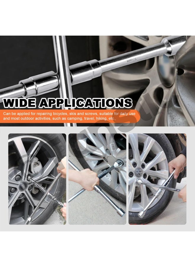 14-Inch Universal Folding 4-Way Cross Tire Wrench – Heavy-Duty, Practical Tool for Fast Tire Change & Daily Road Emergencies - Image 3