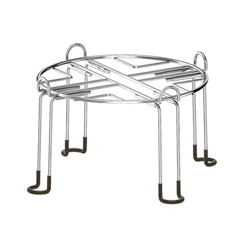 WERJH Water Filter Stand 6" Tall by 9" Wide Compatible with Berkey Big, Royal and Travel System, Countertop Stainless Steel Stand for Most Medium Gravity Fed Water Coolers - Image 1