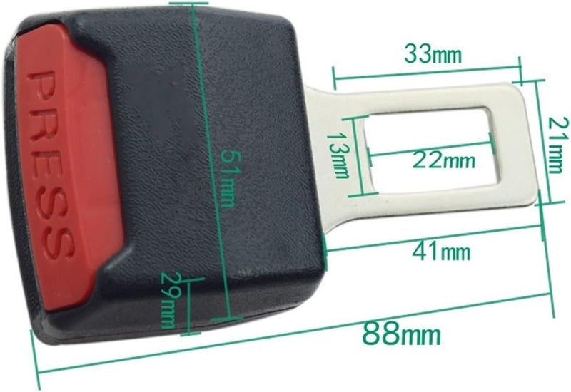 2-Pack Quick Seat Belt Shoulder Extension Pad (for increased driving comfort) - Image 5