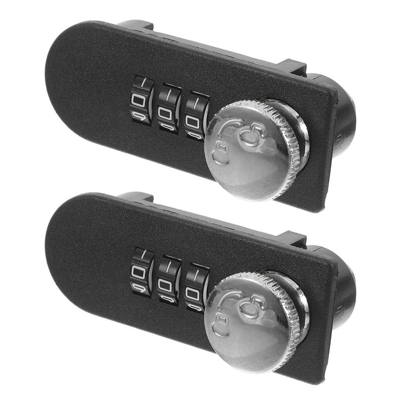 00 Word Smart Lock 2 Pack Triple Security Keyless Drawer Cabinet Lock - Image 2