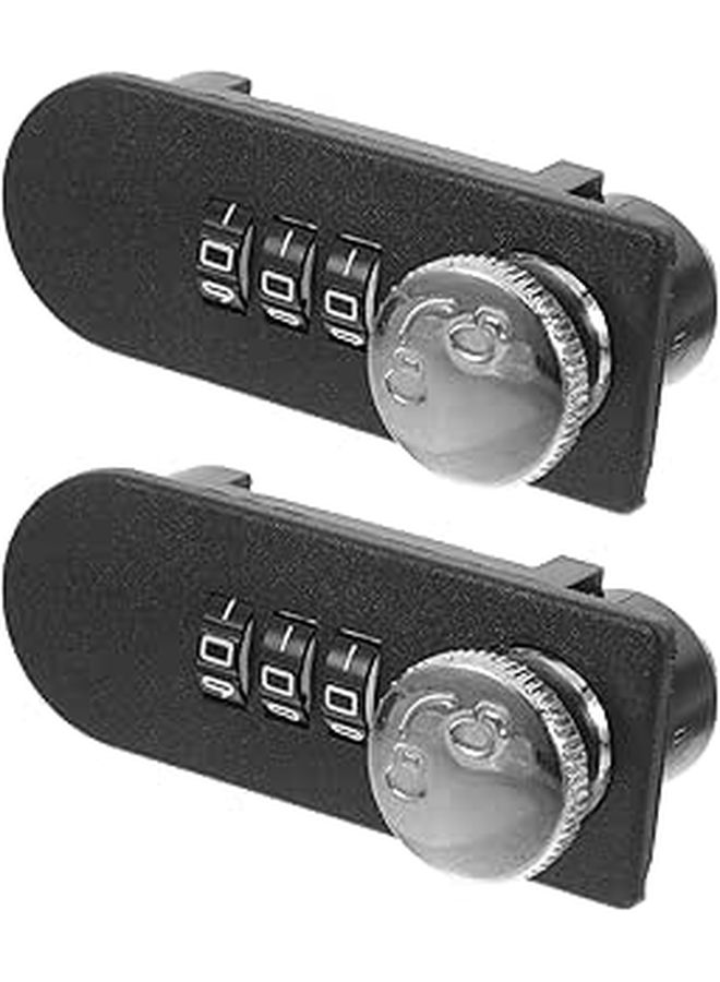 00 Word Smart Lock 2 Pack Triple Security Keyless Drawer Cabinet Lock - Image 1