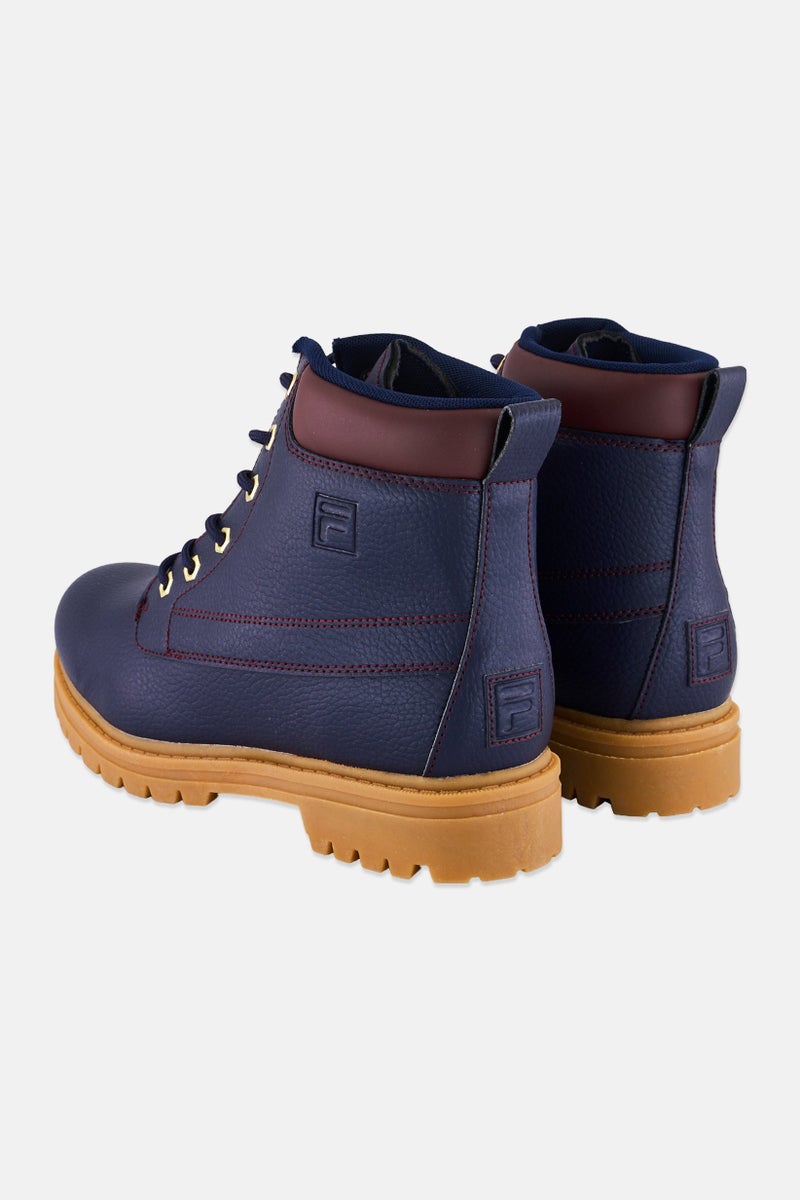 FILA Men Edge Water Lace Up Outdoor Ankle Boots, Navy  - Image 4