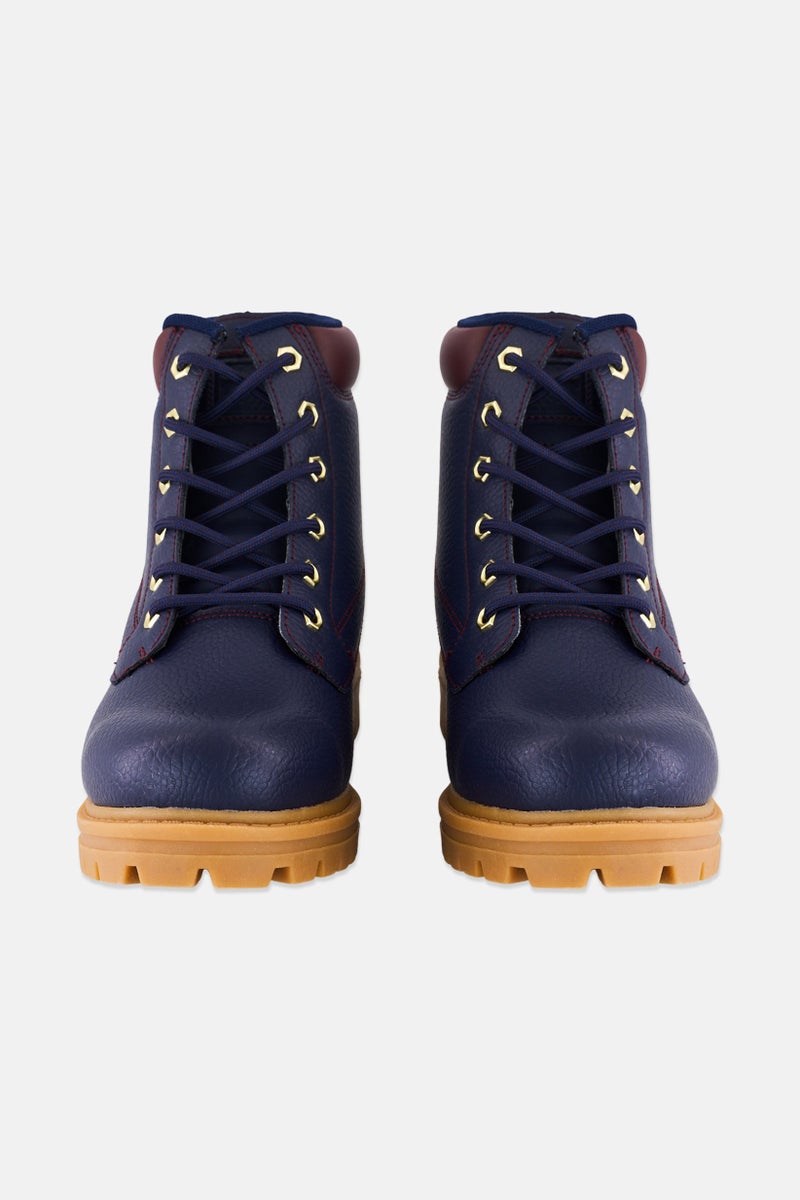 FILA Men Edge Water Lace Up Outdoor Ankle Boots, Navy  - Image 3