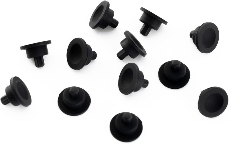 Allstare 815689 Grate Rubber Feet for Wolf CT Gas Cooktop, GR Series Gas Range Burner Grate Pad Range Parts Wolf Gas Cooktop Burner Grate Feet Bumpers Also Fit Other Brand Stove 12 Packs - Image 1