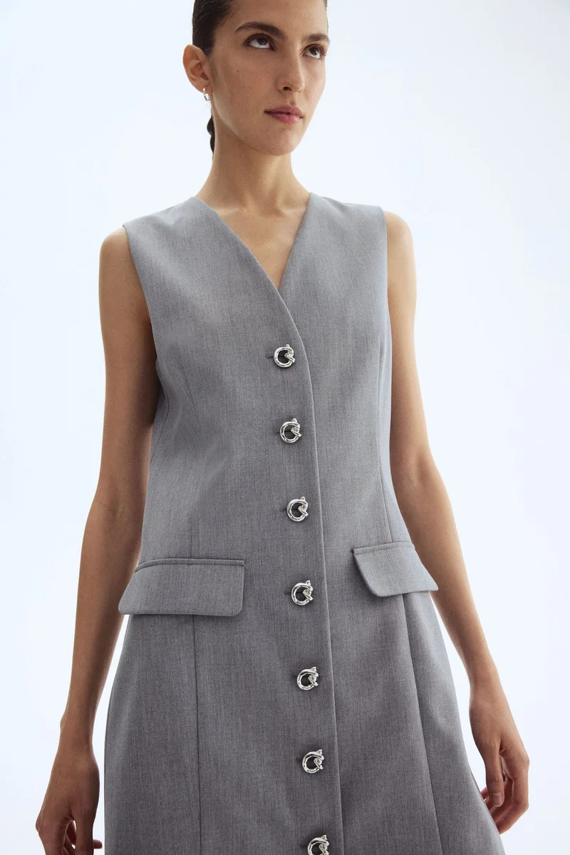 H&M Button-front dress