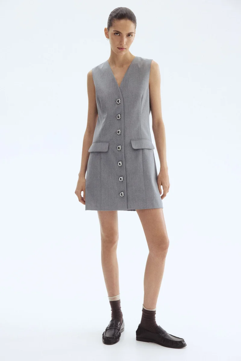 H&M Button-front dress