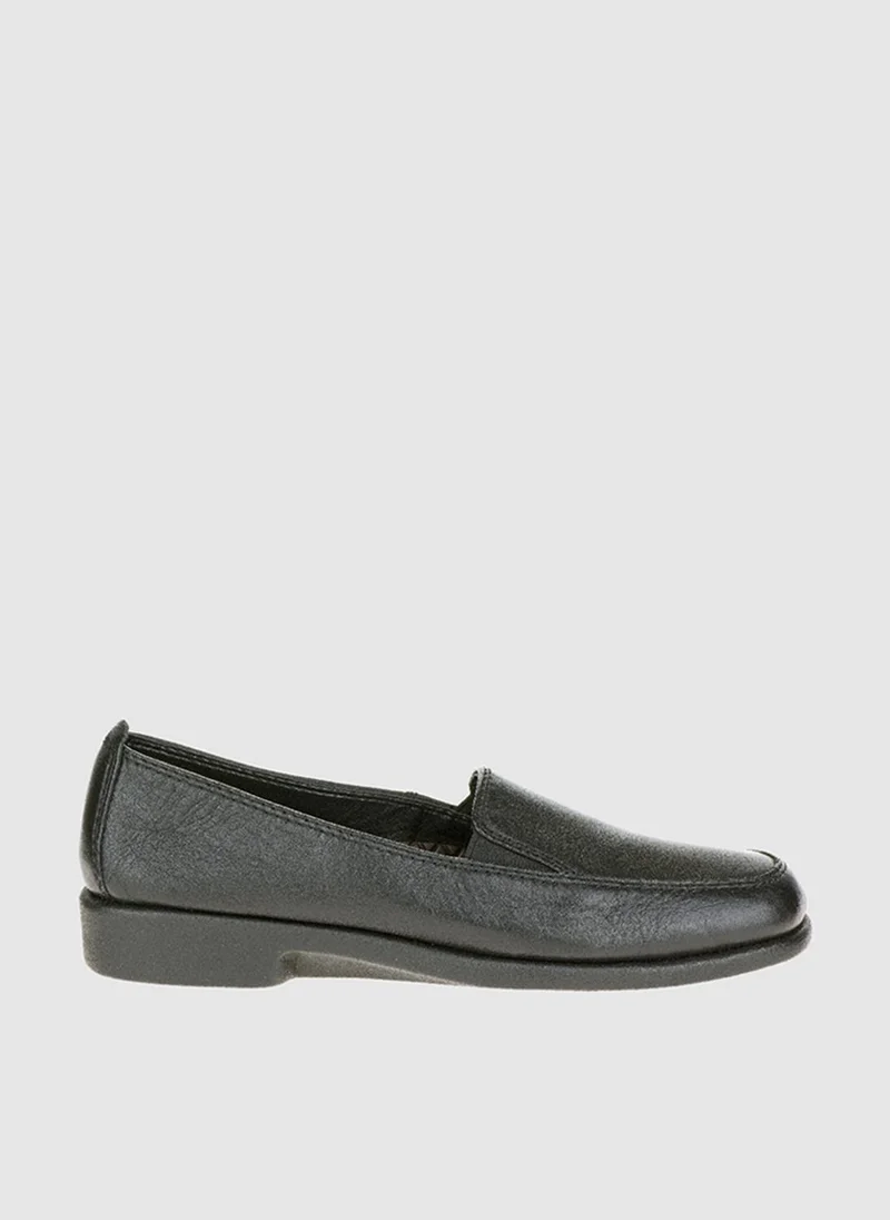 Hush Puppies Womens H55540 Casual Slip-On Loafer, Black
