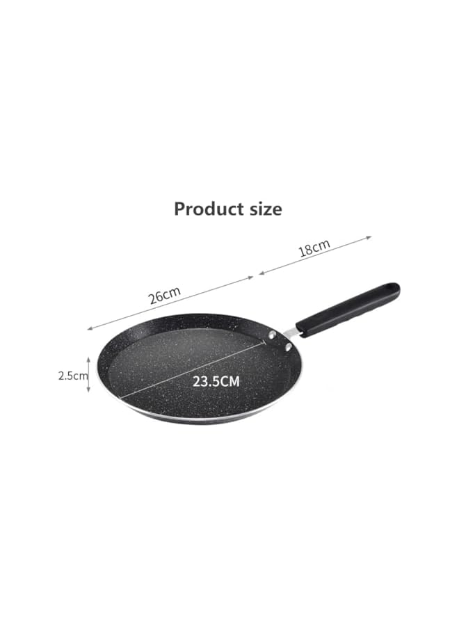 jaexest Non-stick Frying Pan, Aluminum AlloyFlat Pan,Compatible Induction Cooktop Gas Electric Stove,Riveted Safe-Grip Handle, for Saute Cooking Frying (23.5cm) - Image 4