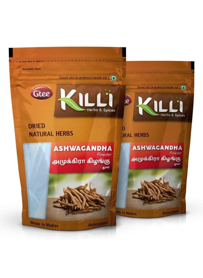 KILLI Ashwagandha | Amukara Kizhangu Powder, 100G (Pack Of 2)  - Image 1