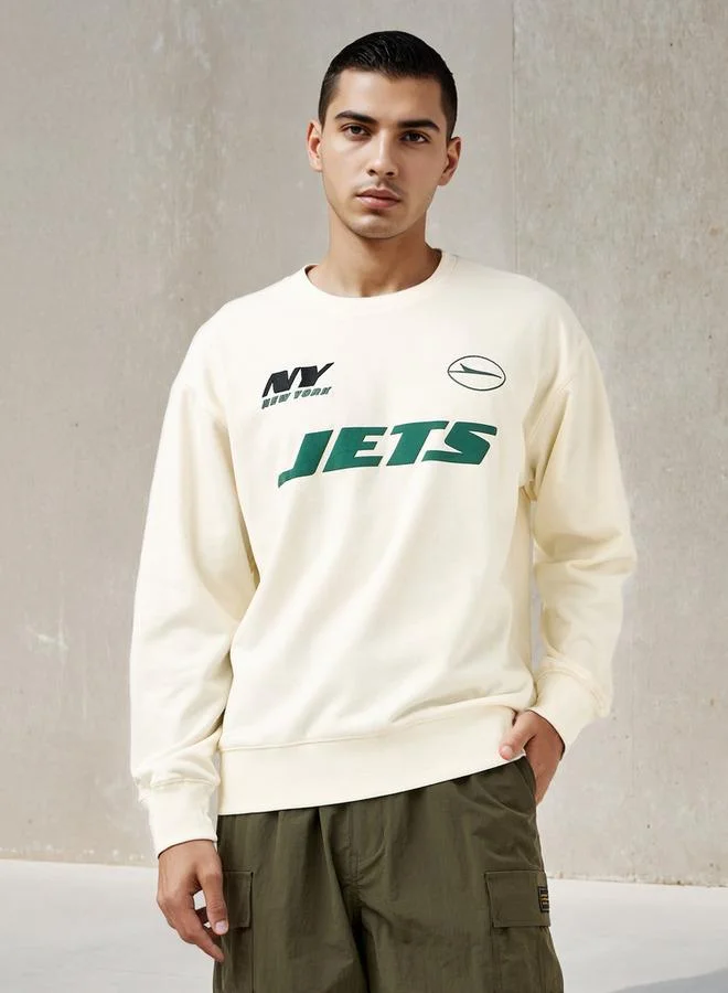 New York Jets Embroidered Sweatshirt
