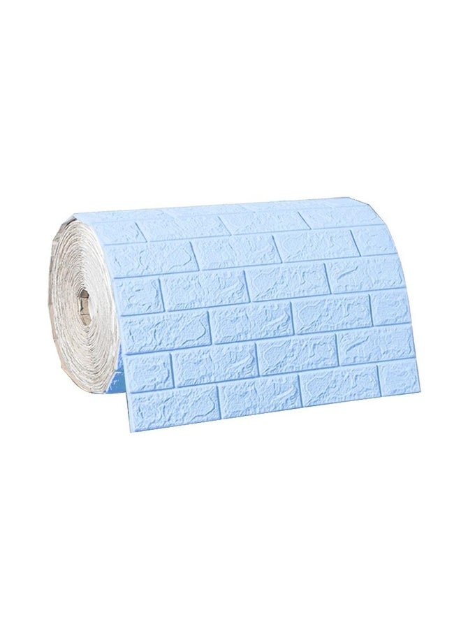 3D Self-Adhesive Wallpaper Continuous Waterproof Brick Wall Stickers Living Room Bedroom Children's Room Home Decoration 