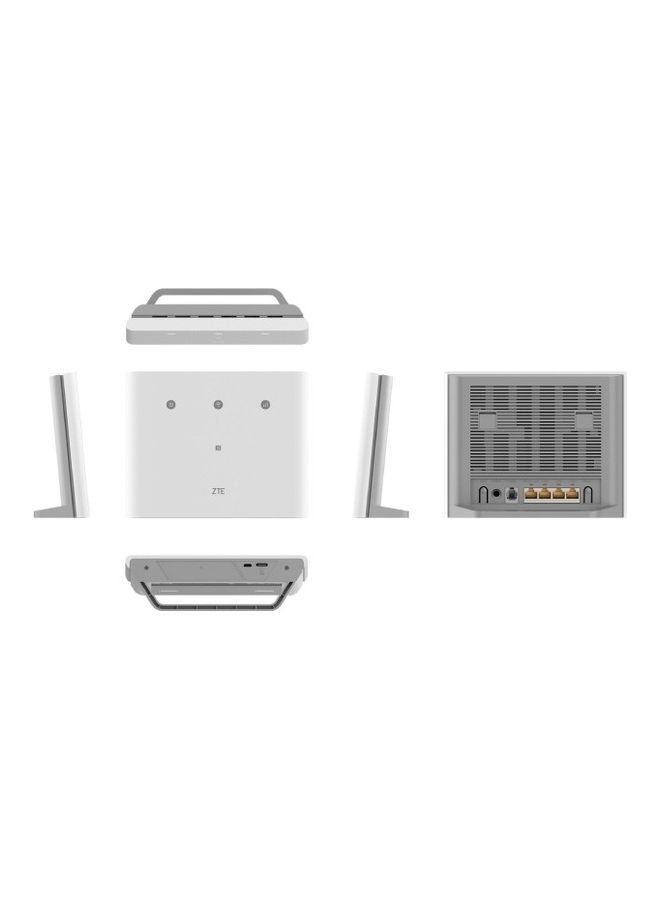 زد تي اي راوتر MF296R CPE باتصال LTE وبتقنية Cat 6 لون أبيض - Image 2