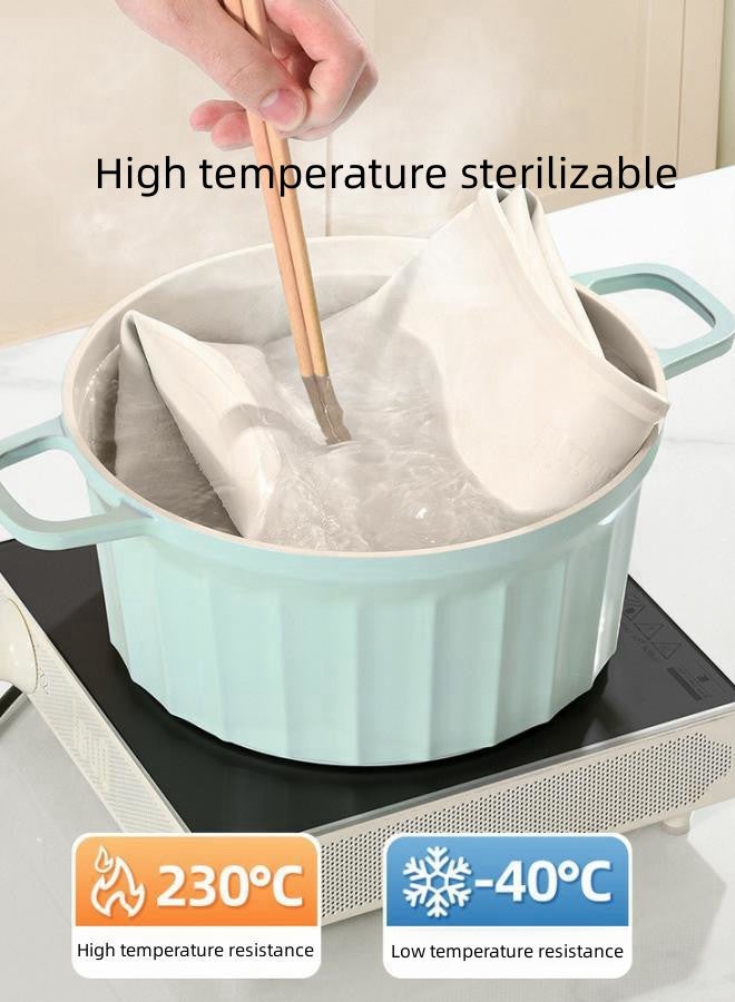 دبليو أيه أو كي أن حصيرة خبز سيليكون من الدرجة الغذائية لدرفلة المعجنات مع القياس ، مبطنة بوسادة حصيرة طاولة مقاومة للحرارة ، أداة طهي غير لاصقة قابلة لإعادة الاستخدام ، مناسبة لربات البيوت ، عشاق الطبخ ، حصيرة خبز من السيليكون ، حصيرة معجنات غير لاصقة مع حواف مزرعة ، خالية من مادة BPA من الدرجة الغذائية ، مع علامات قياس وأدلة إثبات ، حصيرة خبز سيليكون متعددة الأغراض 65x45 سم - Image 5