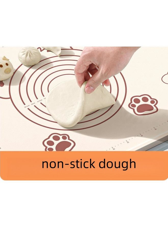 دبليو أيه أو كي أن حصيرة خبز سيليكون من الدرجة الغذائية لدرفلة المعجنات مع القياس ، مبطنة بوسادة حصيرة طاولة مقاومة للحرارة ، أداة طهي غير لاصقة قابلة لإعادة الاستخدام ، مناسبة لربات البيوت ، عشاق الطبخ ، حصيرة خبز من السيليكون ، حصيرة معجنات غير لاصقة مع حواف مزرعة ، خالية من مادة BPA من الدرجة الغذائية ، مع علامات قياس وأدلة إثبات ، حصيرة خبز سيليكون متعددة الأغراض 65x45 سم - Image 3
