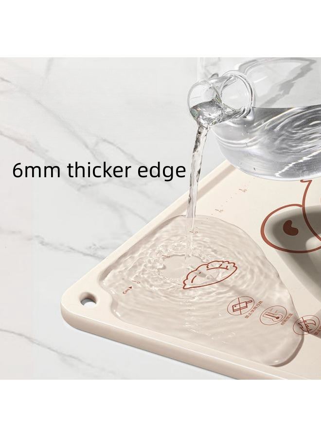 دبليو أيه أو كي أن حصيرة خبز سيليكون من الدرجة الغذائية لدرفلة المعجنات مع القياس ، مبطنة بوسادة حصيرة طاولة مقاومة للحرارة ، أداة طهي غير لاصقة قابلة لإعادة الاستخدام ، مناسبة لربات البيوت ، عشاق الطبخ ، حصيرة خبز من السيليكون ، حصيرة معجنات غير لاصقة مع حواف مزرعة ، خالية من مادة BPA من الدرجة الغذائية ، مع علامات قياس وأدلة إثبات ، حصيرة خبز سيليكون متعددة الأغراض 65x45 سم - Image 2