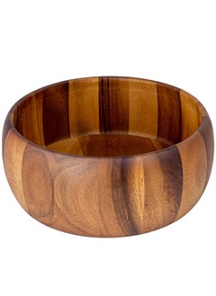 BILLI Acacia Wood Round Serving Bowl for Fruits or Salads  - Image 2