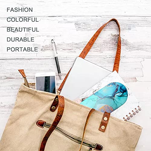 AITIME 2 in 1 Double Sided Portable Contact Lens and Eyeglasses Case, Marbling, Multifunction, Durable, Compact, Portable Storage Kit - Image 3