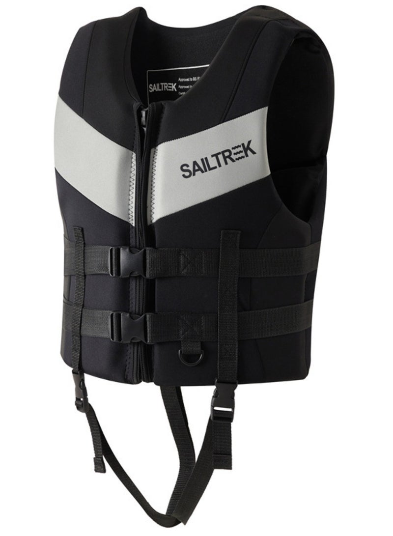 SAILTREK Swim Jacket - Neoprene Life Jacket, Buoyancy Aid Swim Vest with Adjustable Safety Strap for Snorkeling Swimming Kayaking, Water Sports Safety Adult Vest - Image 1